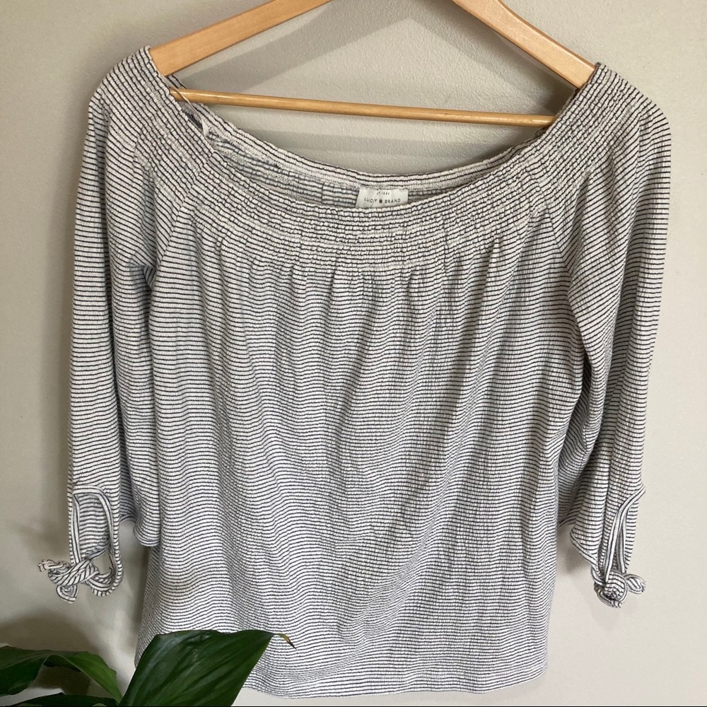 Lucky Brand Off Shoulder Top